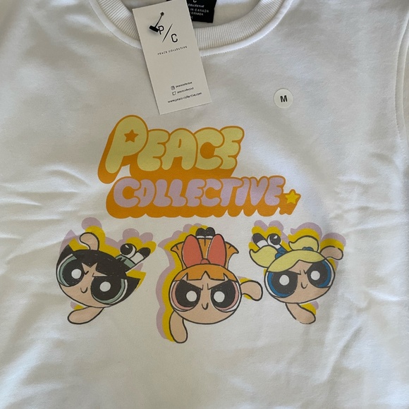 P/C PowerPuff Girls Crewneck - White - Picture 3 of 5